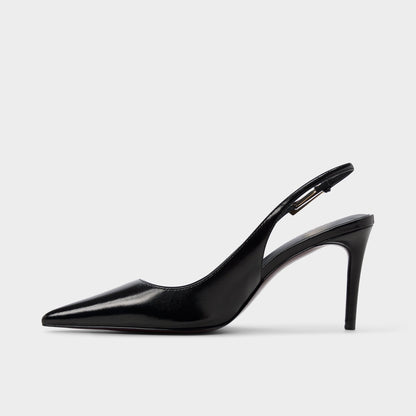 Syliaa in Open Black - Slingback heel | Aldo