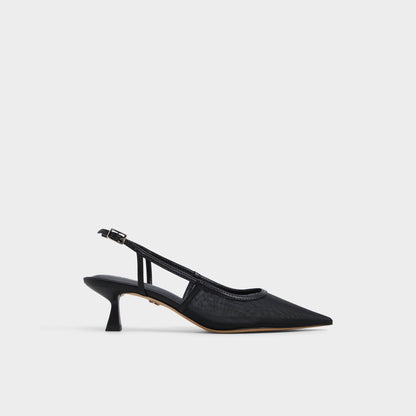 Maxina Black Women's Kitten heels - Slingback heel, Kitten heel | Aldo