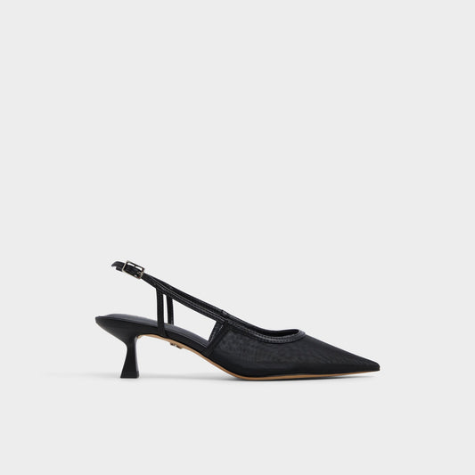 Maxina Black Women's Kitten heels - Slingback heel, Kitten heel | Aldo
