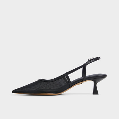 Maxina Black Women's Kitten heels - Slingback heel, Kitten heel | Aldo