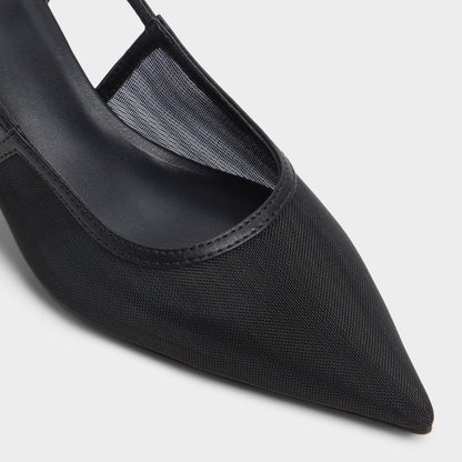 Maxina Black Women's Kitten heels - Slingback heel, Kitten heel | Aldo
