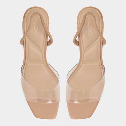 Andyana Beige Women's Strappy sandals - Slingback heeled sandal, Stiletto heel | Aldo
