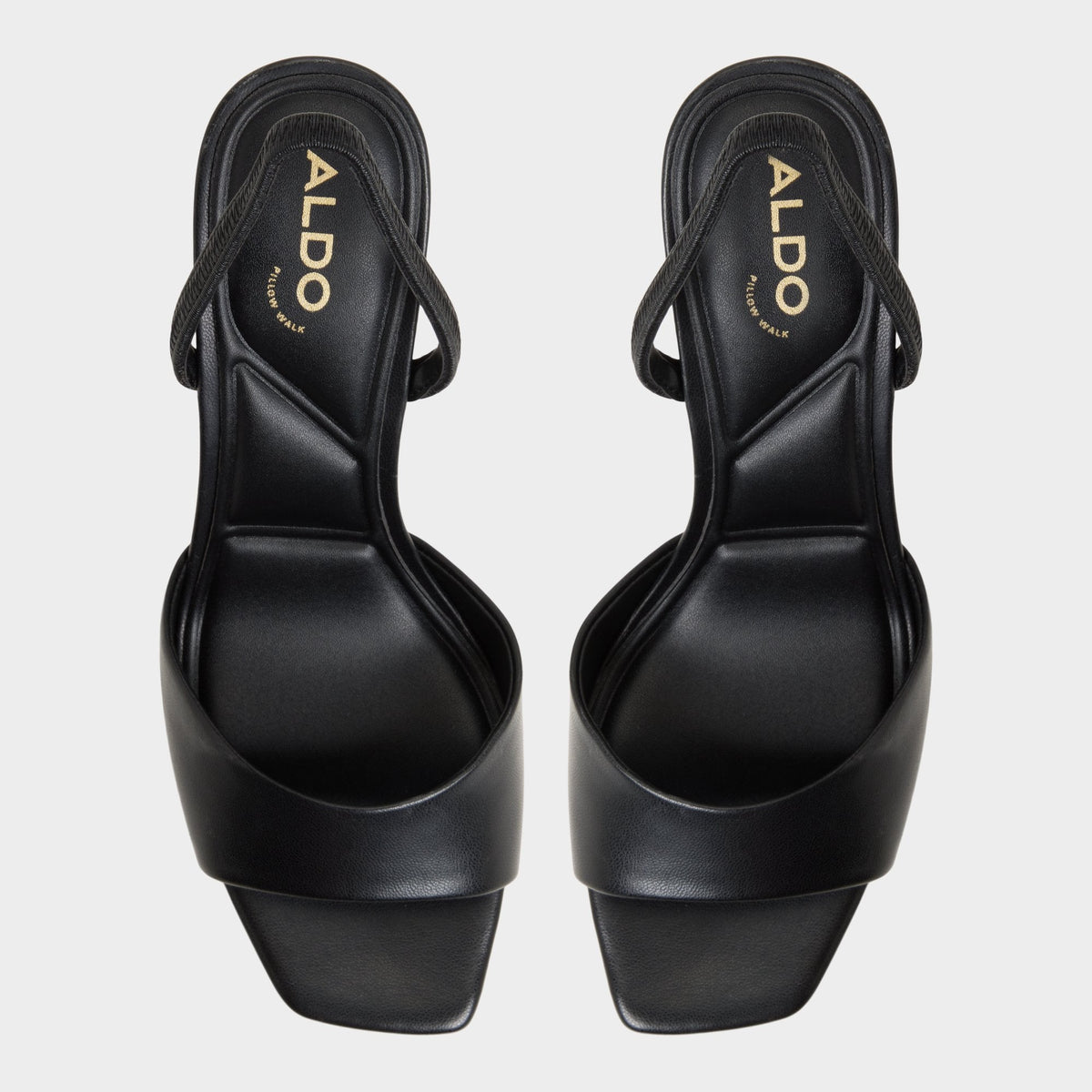 Andya Black Women's Strappy sandals - Slingback heeled sandal, Stiletto heel | Aldo