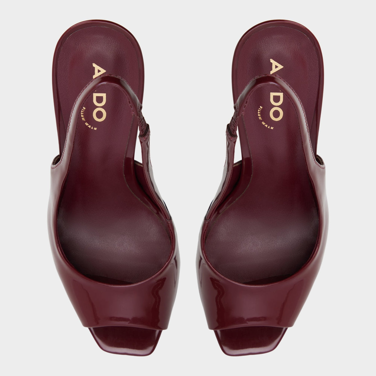 Thanlinie in Dark Red - Slingback heeled sandal, Platform | Aldo