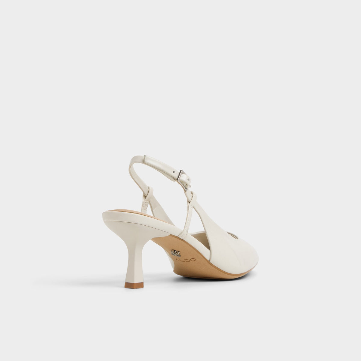 Adan in White Bone - Slingback heel, Kitten heel | Aldo