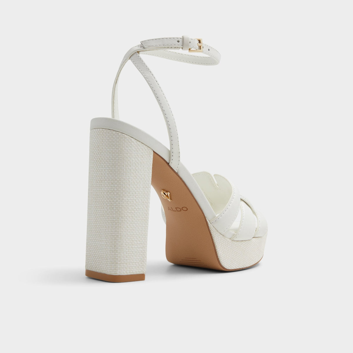 Valaberel Open White Women's Platform sandals - Strappy heeled sandal, Platform | Aldo
