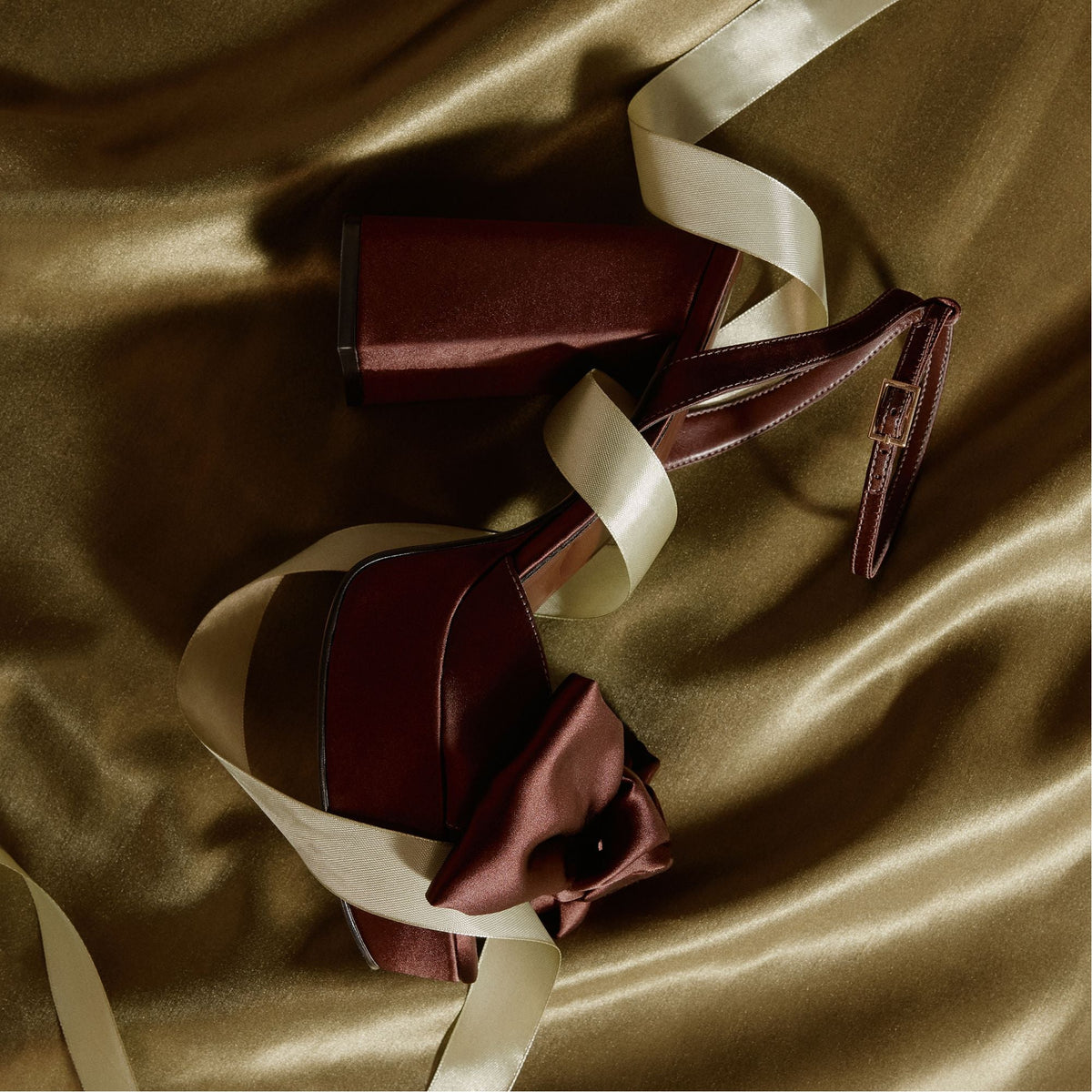 Luscious in Dark Brown - Strappy heeled sandal, Platform | Aldo