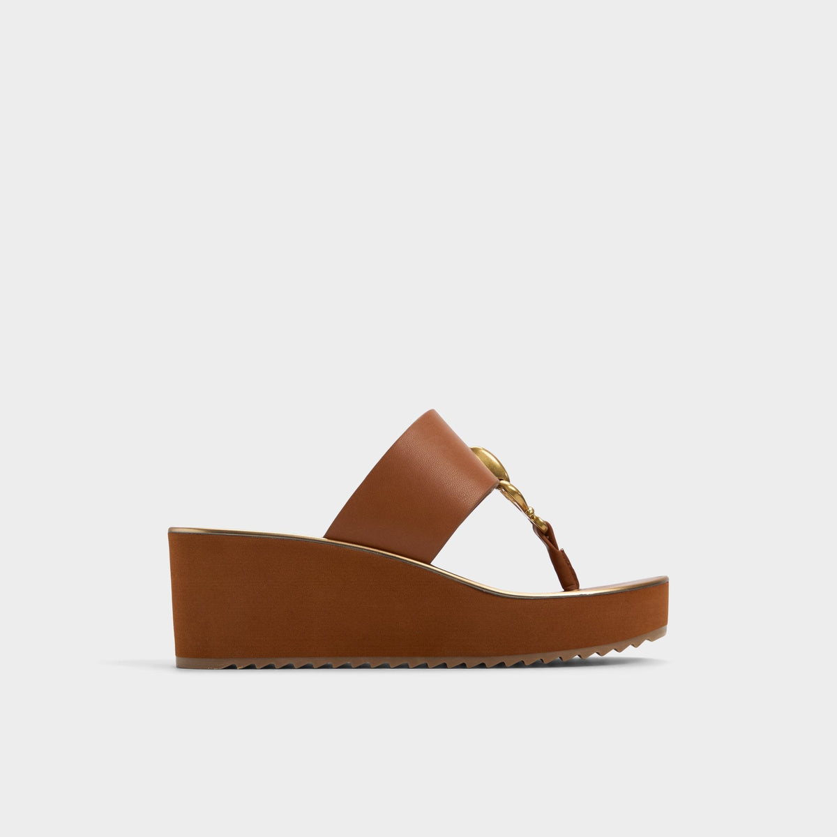 Penelopy Medium Brown Women's Platform sandals - Wedge sandal, Wedge heel | Aldo