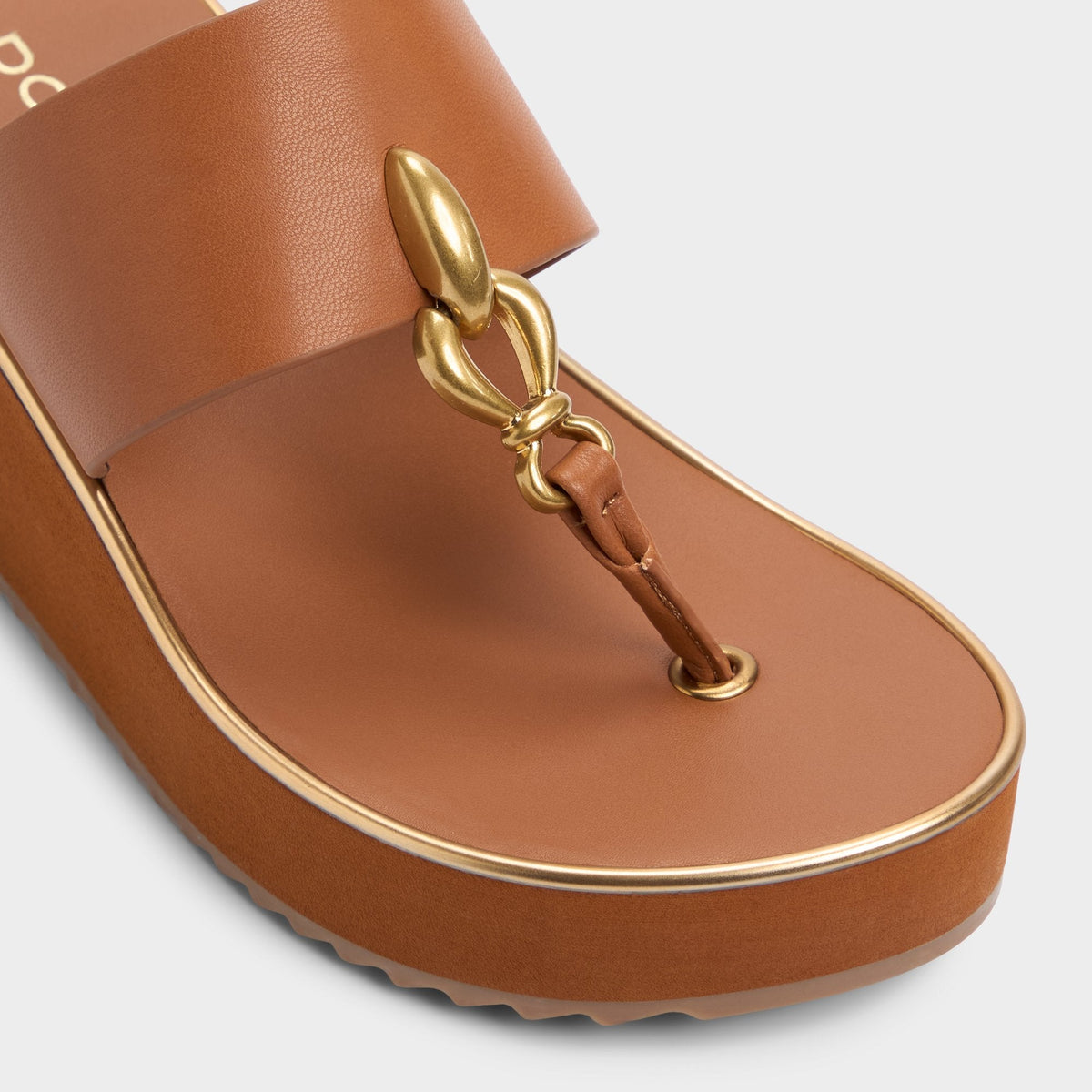 Penelopy Medium Brown Women's Platform sandals - Wedge sandal, Wedge heel | Aldo