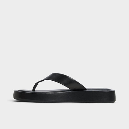 Grettle Black Women's Flats - Flip flop, Flatform | Aldo