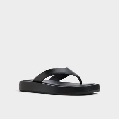Grettle Black Women's Flats - Flip flop, Flatform | Aldo