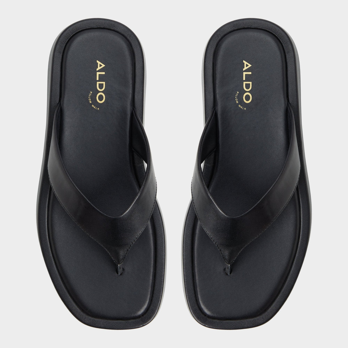 Grettle Black Women's Flats - Flip flop, Flatform | Aldo