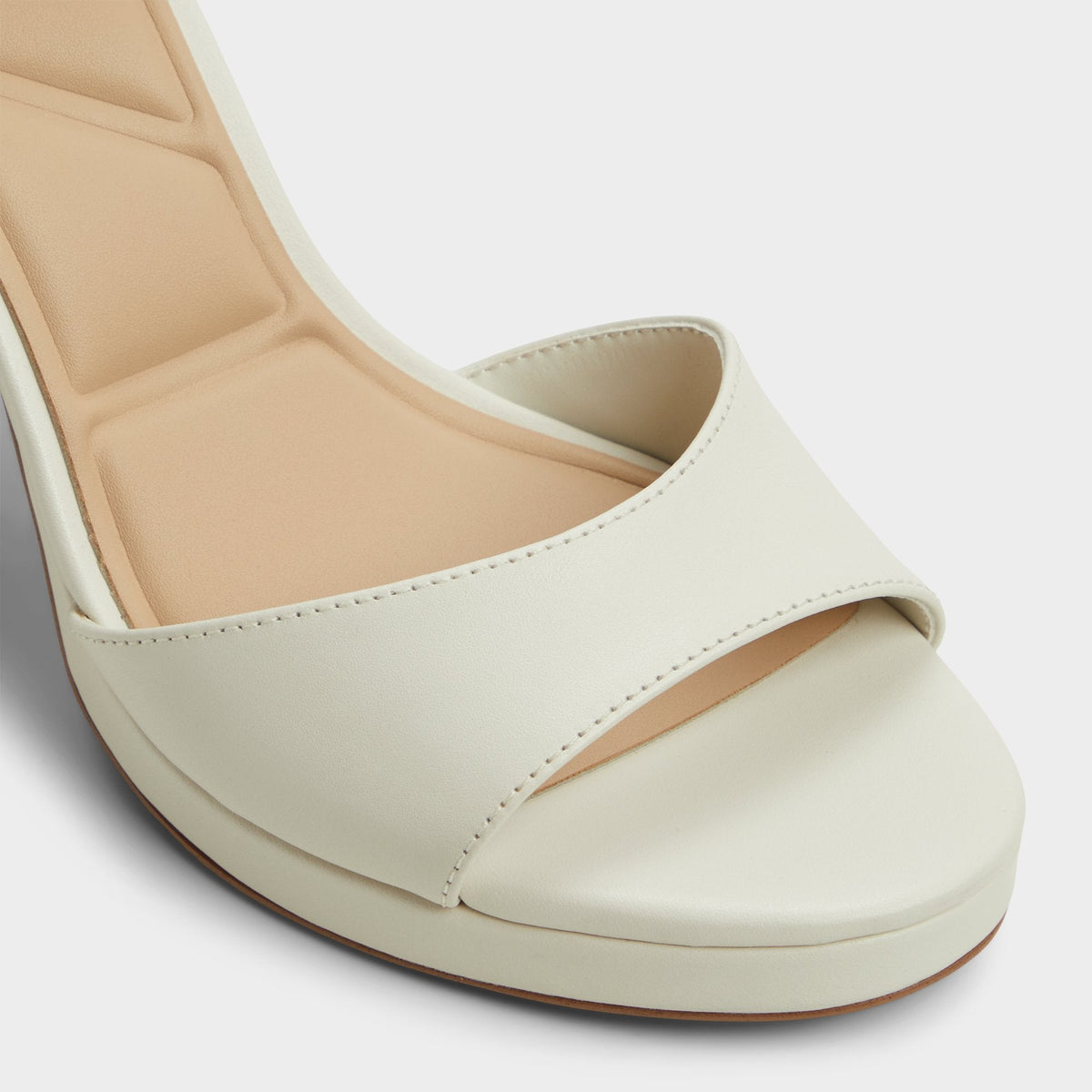 Gracious White/Bone Women's Block heels - Strappy heeled sandal, Block heel | Aldo