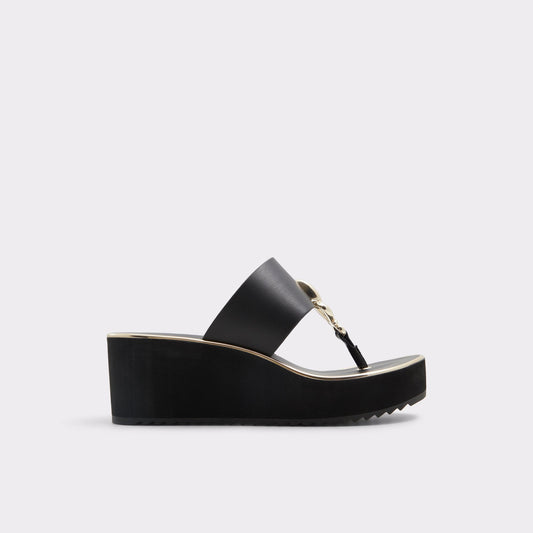Penelopy Black Women's Wedges - Wedge sandal, Wedge heel | Aldo