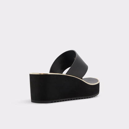 Penelopy Black Women's Wedges - Wedge sandal, Wedge heel | Aldo