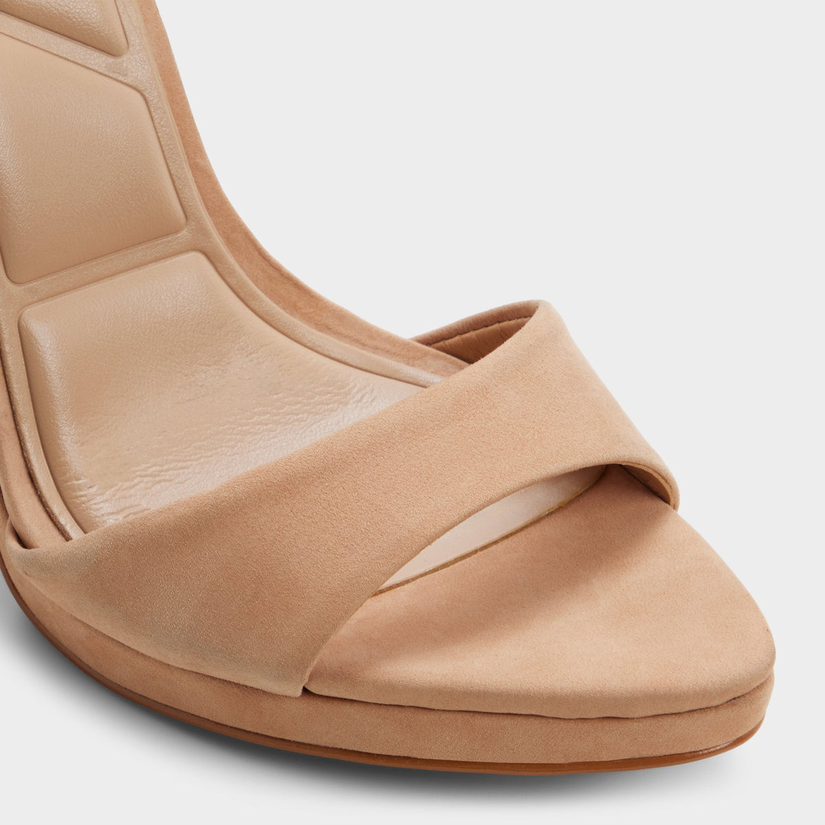 Ivette in Medium Beige - Strappy heeled sandal, Platform | Aldo