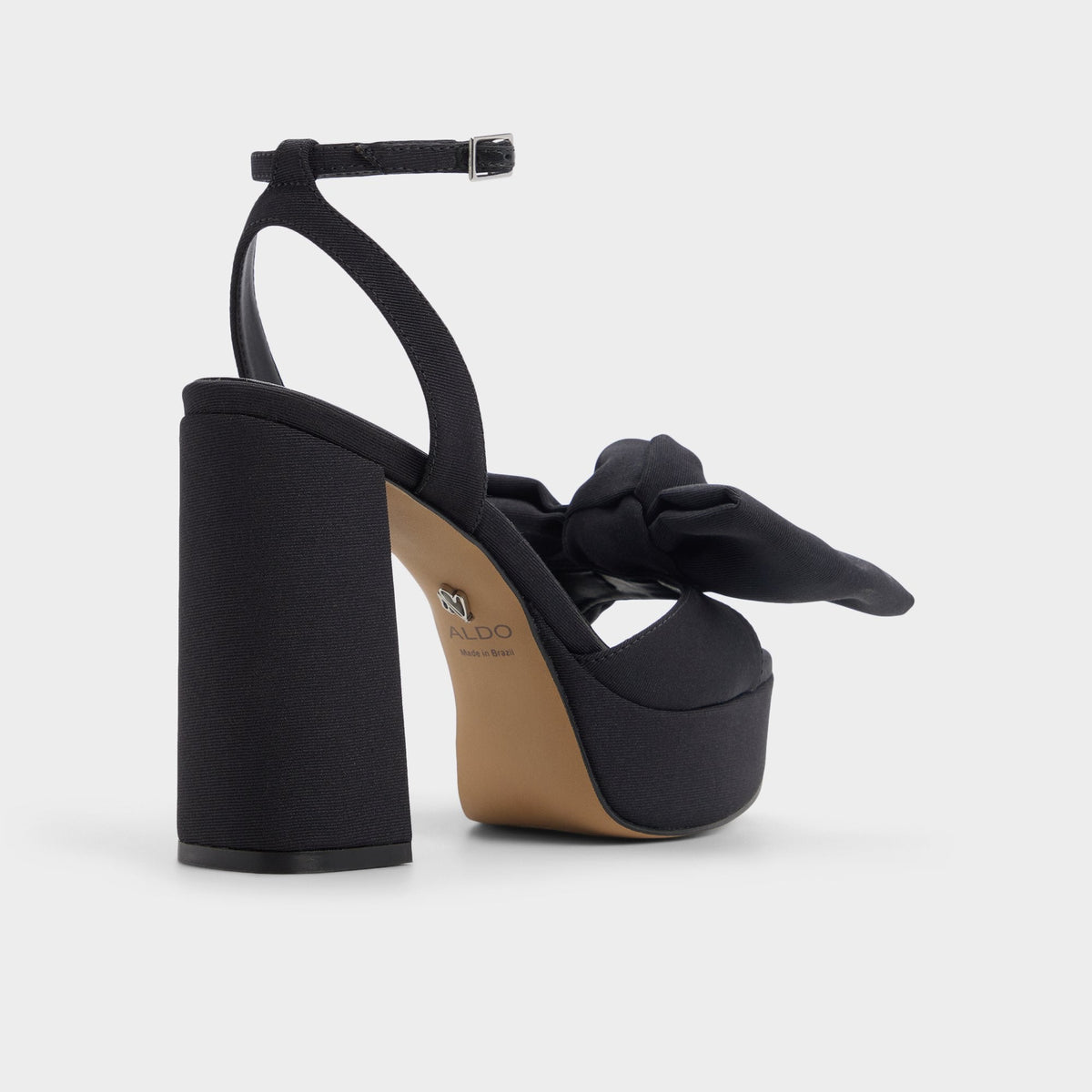 Luscious in Black 14154112 - Strappy heeled sandal, Platform | Aldo