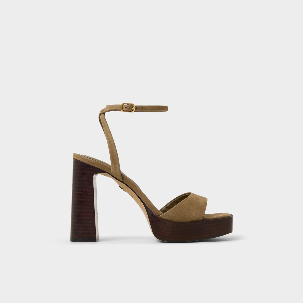 Lothon in Other Green - Strappy heeled sandal, Platform | Aldo