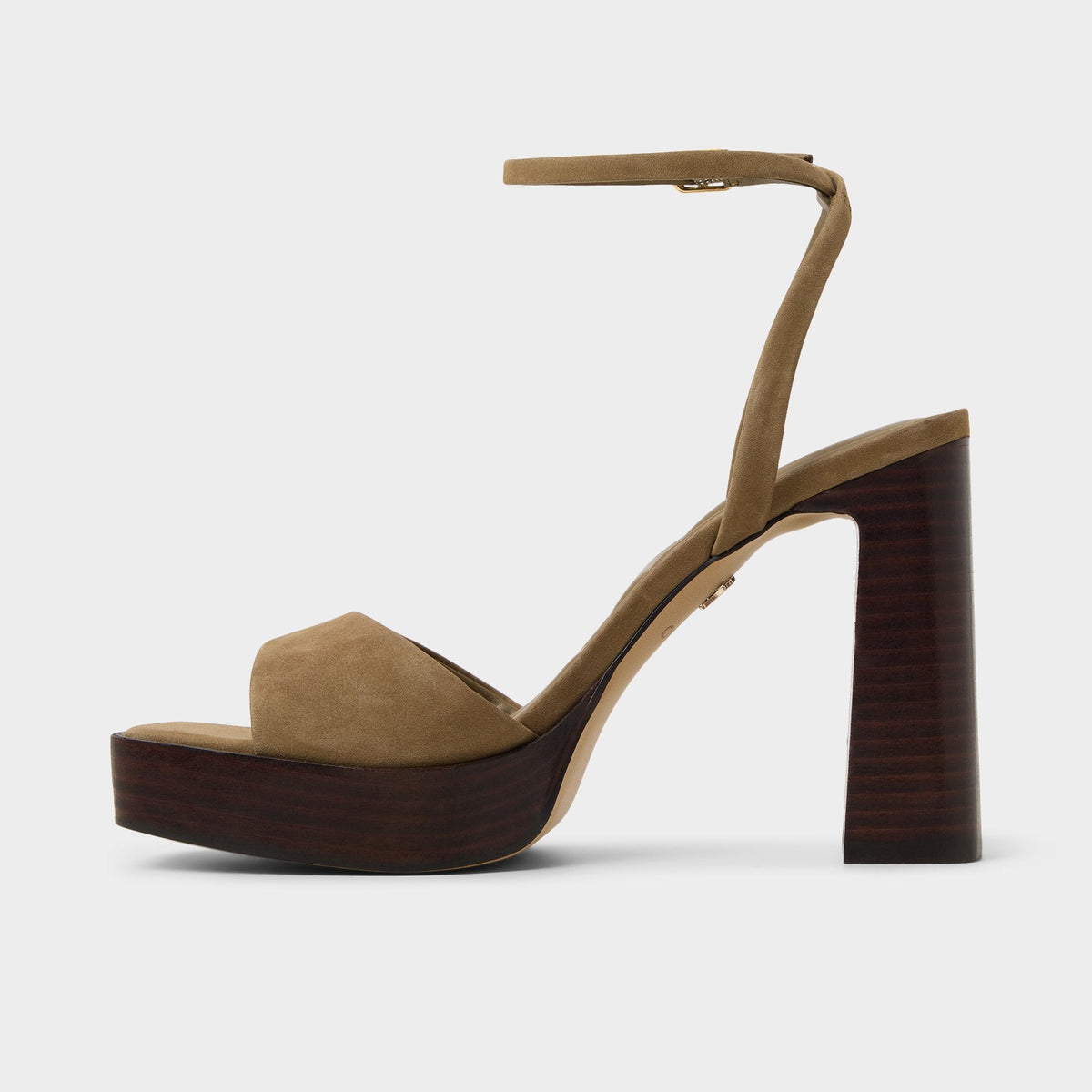 Lothon in Other Green - Strappy heeled sandal, Platform | Aldo