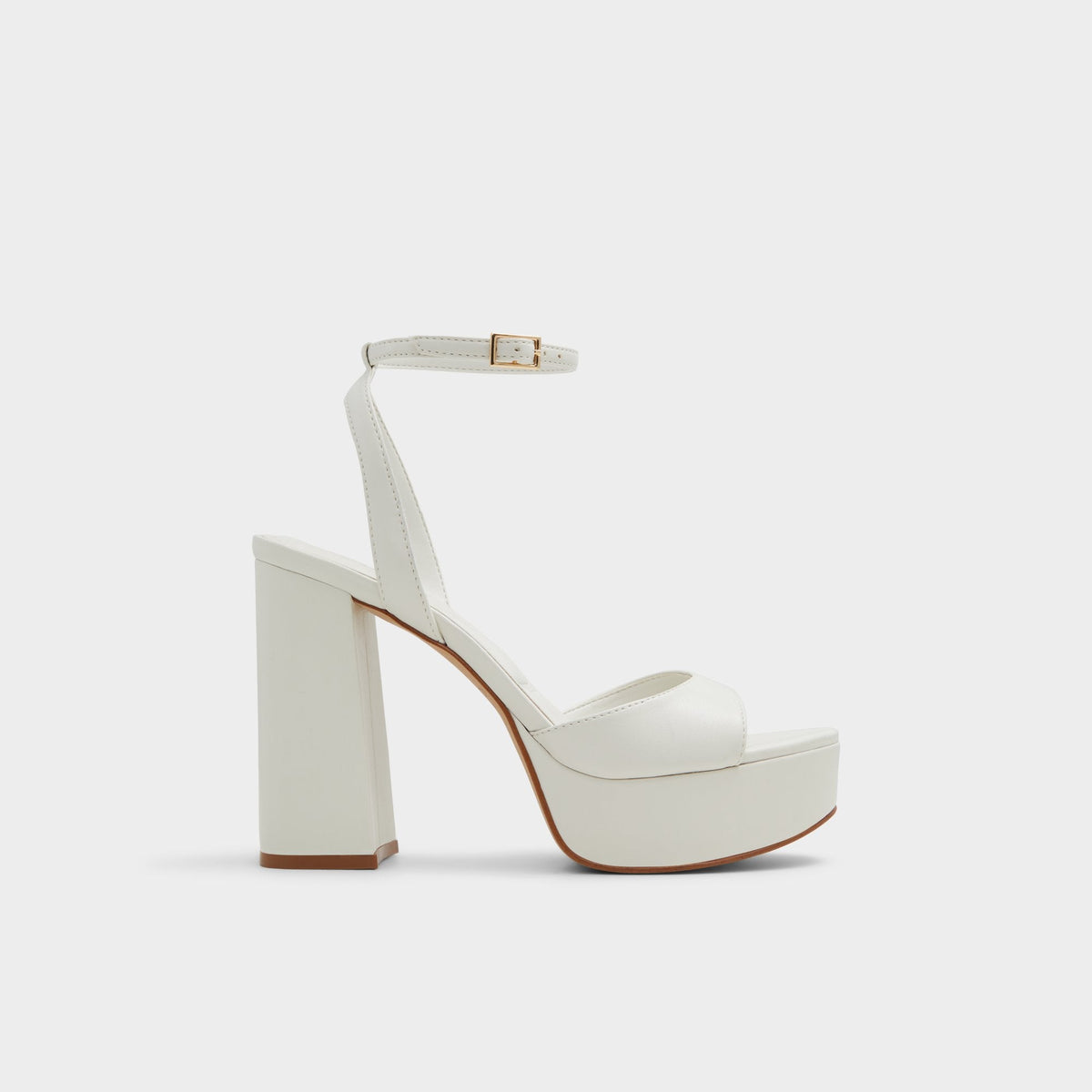 Valoria White Women's Platform sandals - Strappy heeled sandal | Aldo