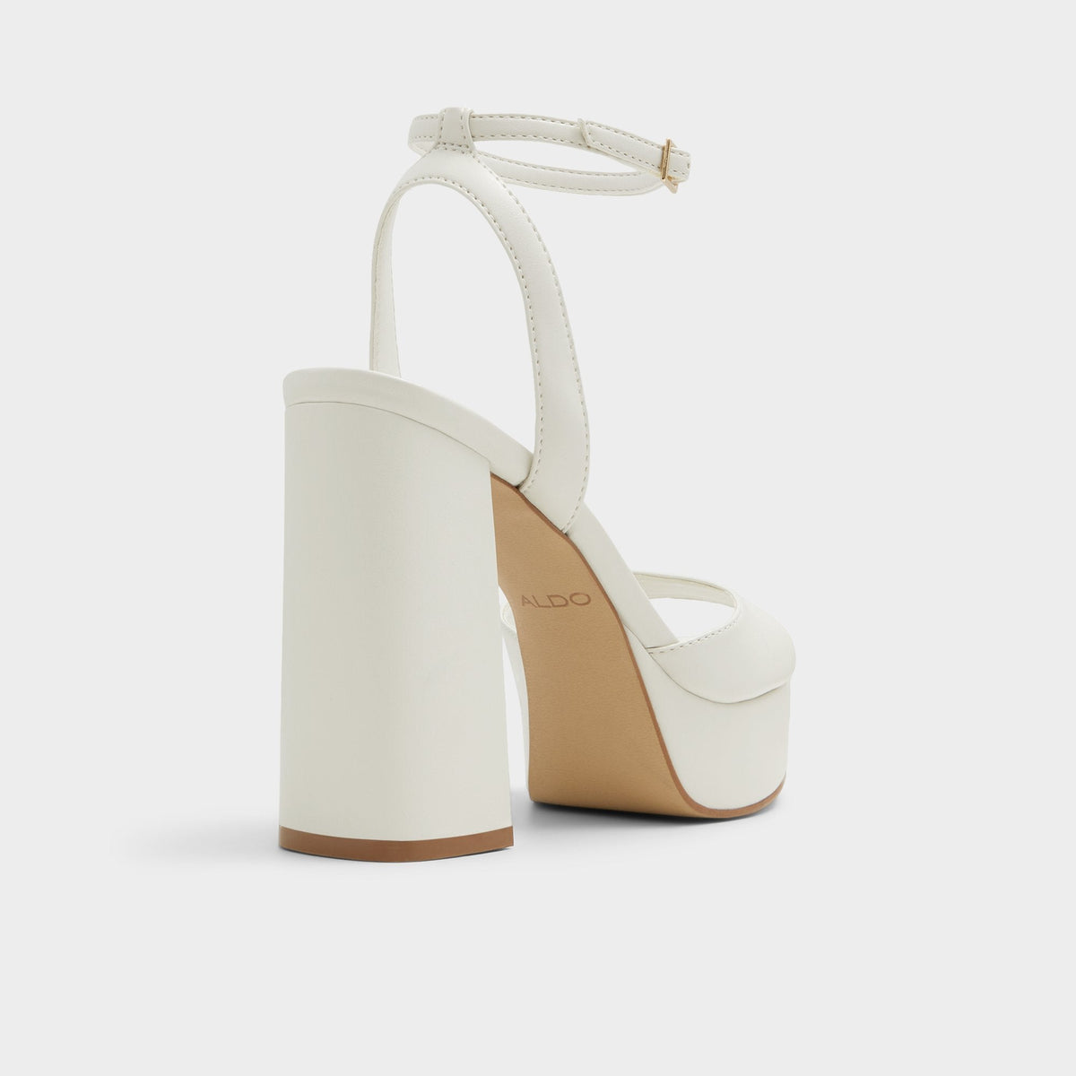 Valoria White Women's Platform sandals - Strappy heeled sandal | Aldo