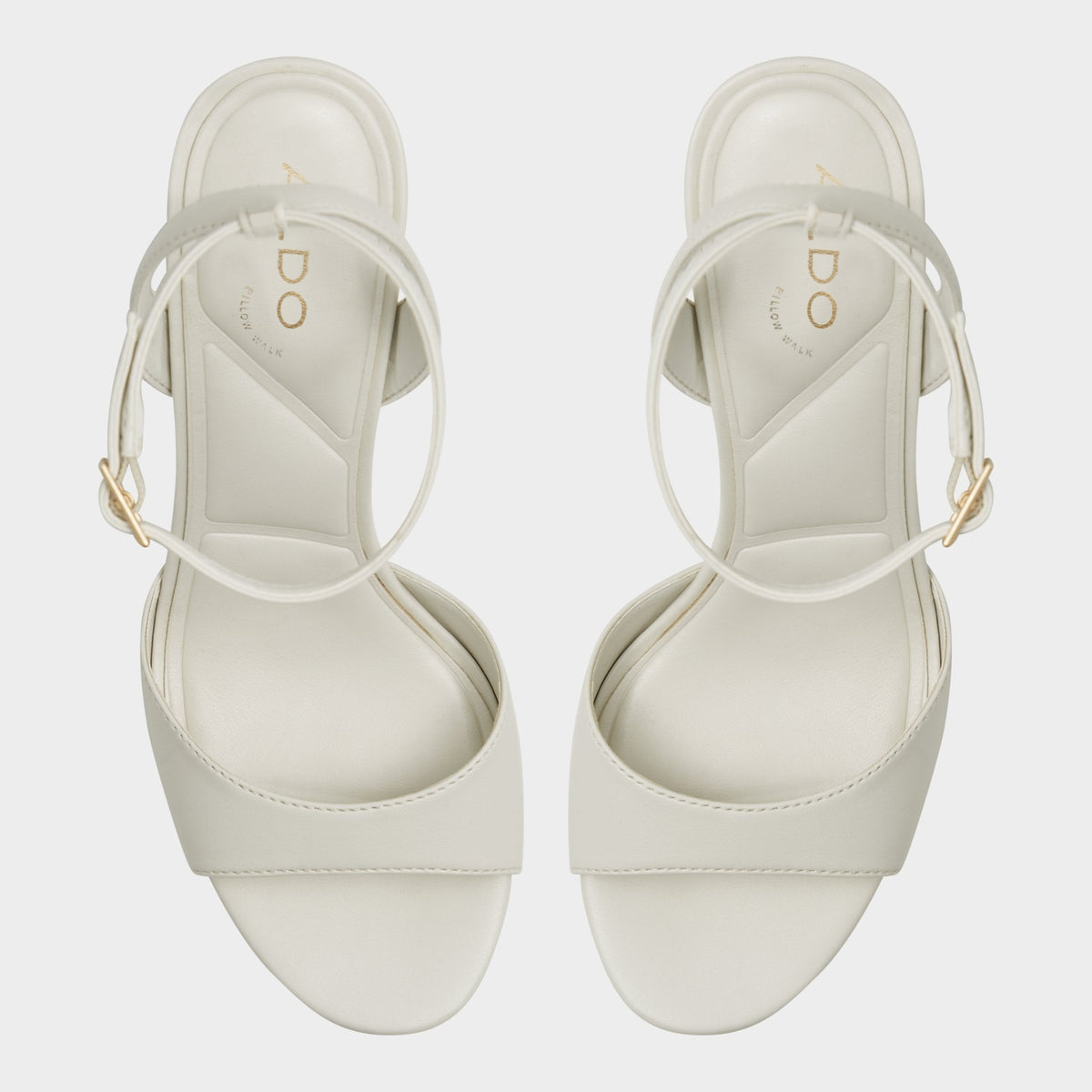 Valoria White Women's Platform sandals - Strappy heeled sandal | Aldo
