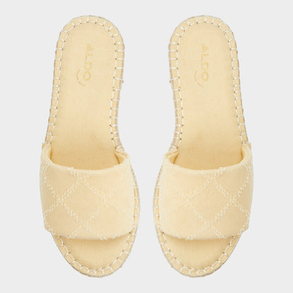Erireni Dark Yellow Women's Platform sandals - Slide sandal | Aldo