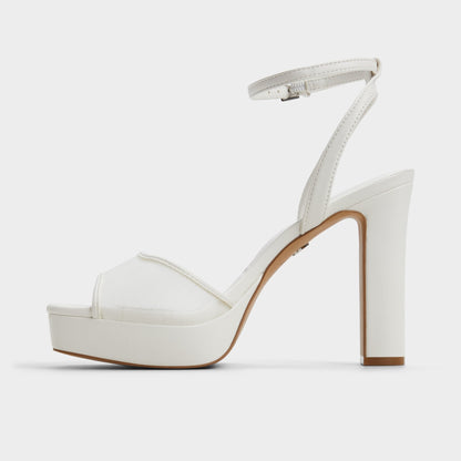 Chicglimmer Other White Women's Platform sandals - Strappy heeled sandal, Block heel | Aldo