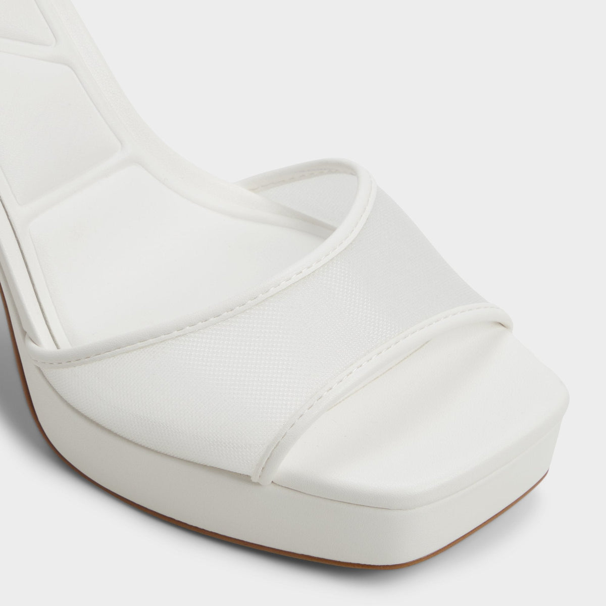 Chicglimmer Other White Women's Platform sandals - Strappy heeled sandal, Block heel | Aldo