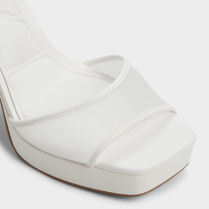 Chicglimmer Other White Women's Platform sandals - Strappy heeled sandal, Block heel | Aldo