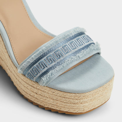 Aberitram Denim Women's Platform sandals - Wedge sandal | Aldo