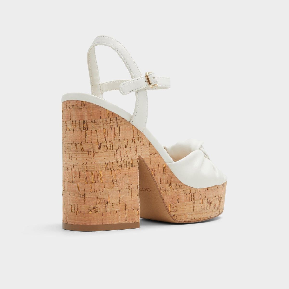 Ulialdan White/Bone Women's Platform sandals - Strappy heeled sandal, Platform | Aldo