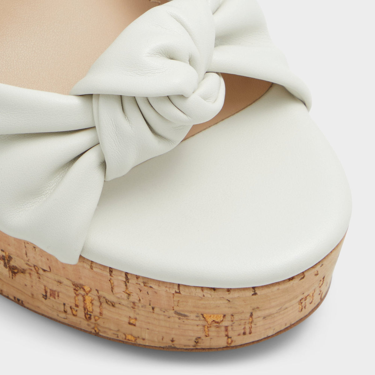 Ulialdan White/Bone Women's Platform sandals - Strappy heeled sandal, Platform | Aldo