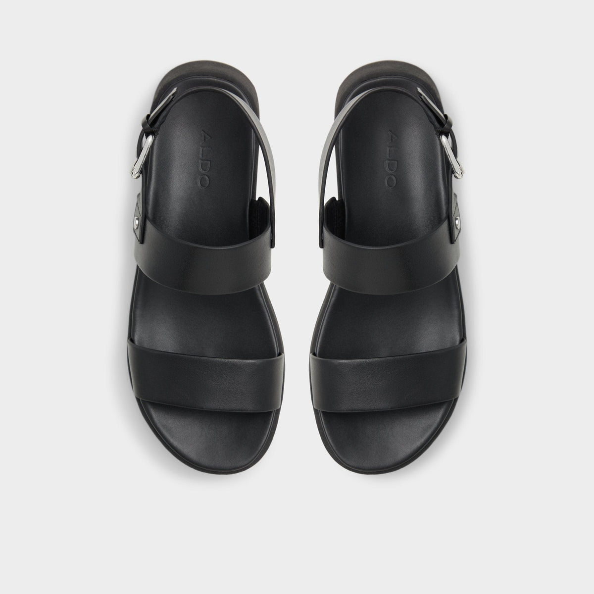 Silyia Black Women's Sandals - Flat sandal | Aldo