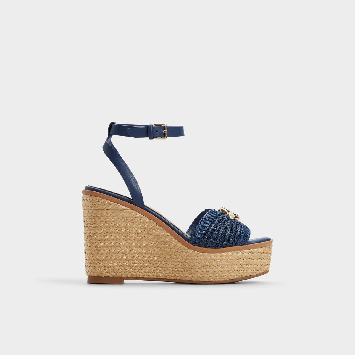 Ybylin Navy Women's Platform sandals - Wedge sandal | Aldo