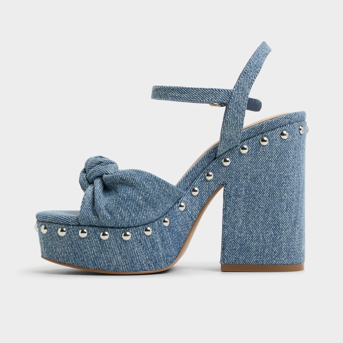 Ulialdan Blue Combo Women's Platform sandals - Strappy heeled sandal | Aldo