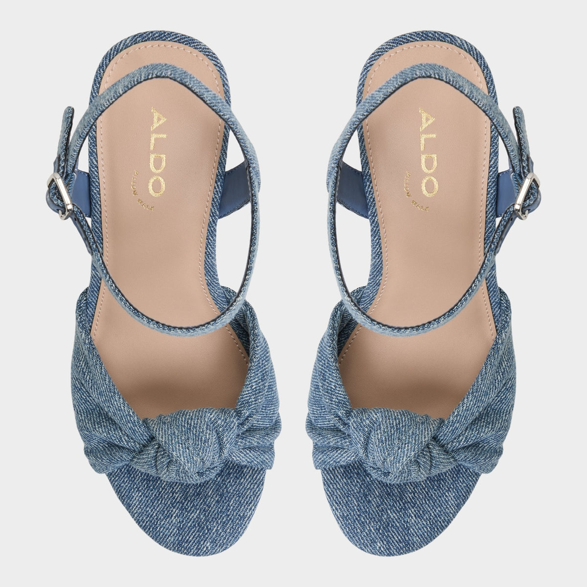 Ulialdan Blue Combo Women's Platform sandals - Strappy heeled sandal | Aldo
