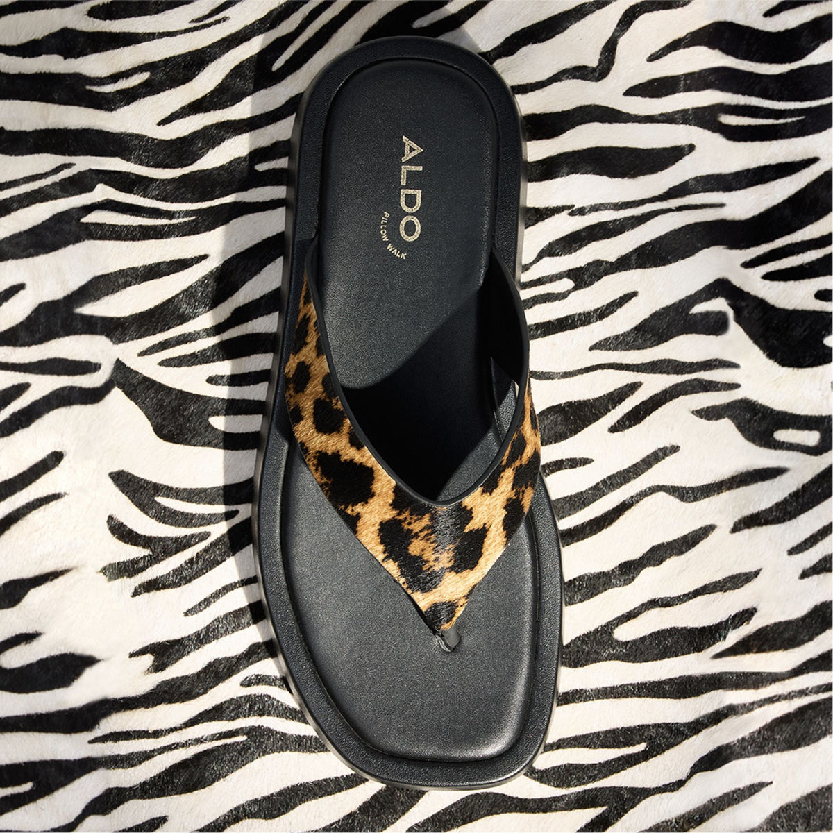 Grettle Brown Multi Women's Flats - Flip flop, Platform | Aldo