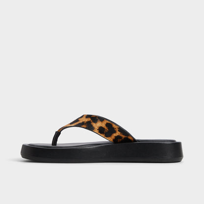 Grettle Brown Multi Women's Flats - Flip flop, Platform | Aldo