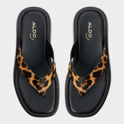 Grettle Brown Multi Women's Flats - Flip flop, Platform | Aldo