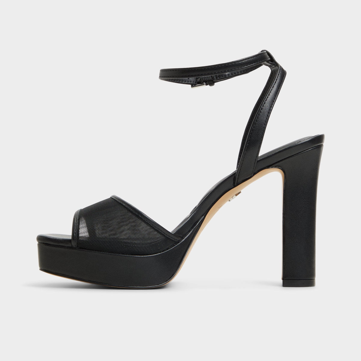 Chicglimmer Black Women's Platform sandals - Strappy heeled sandal, Block heel | Aldo