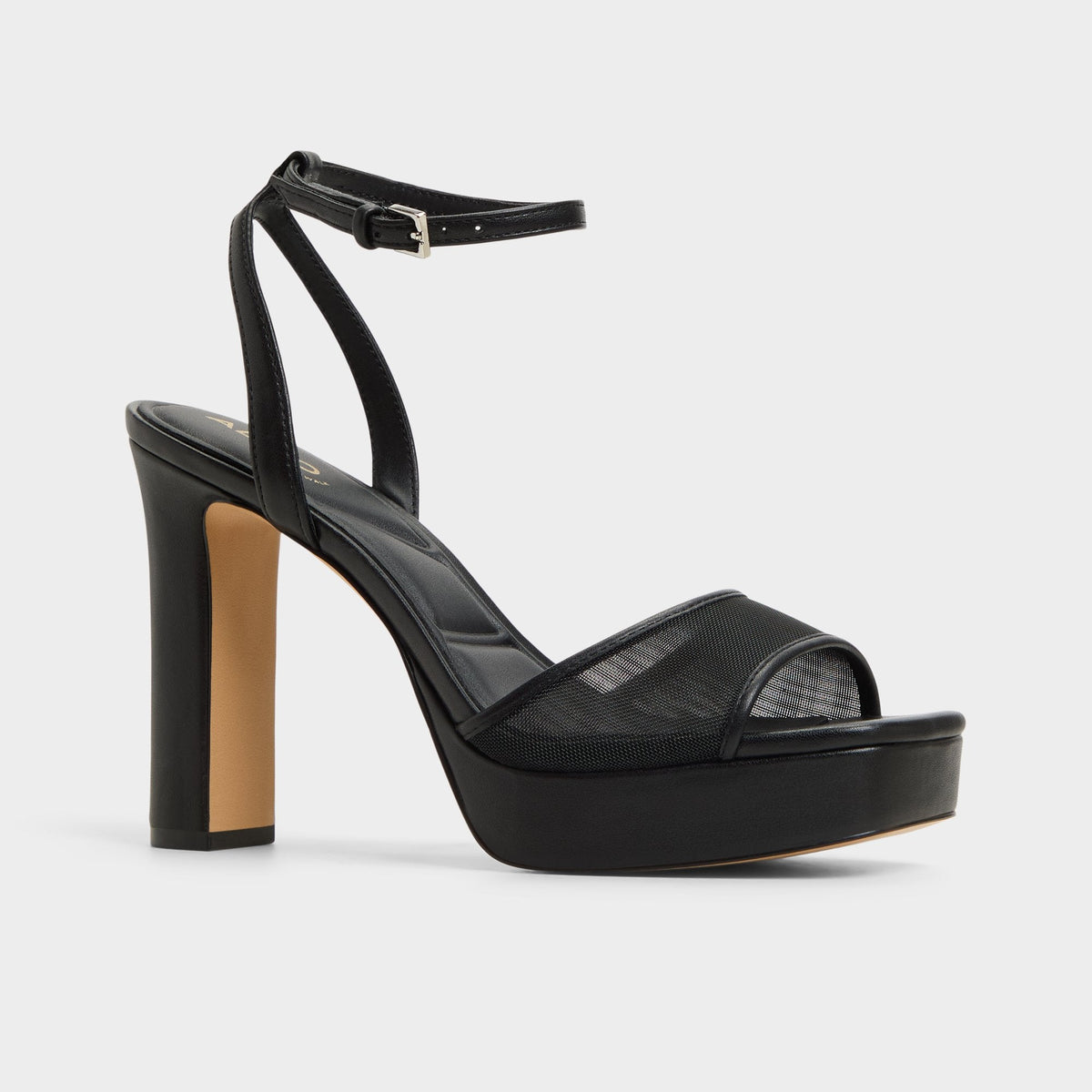 Chicglimmer Black Women's Platform sandals - Strappy heeled sandal, Block heel | Aldo