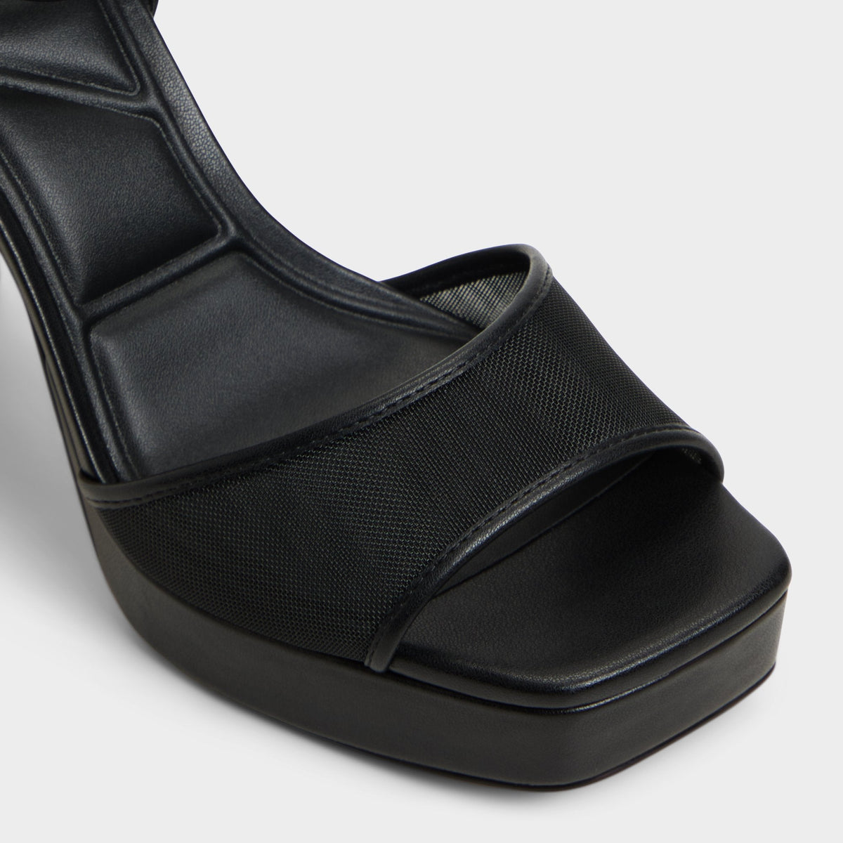 Chicglimmer Black Women's Platform sandals - Strappy heeled sandal, Block heel | Aldo
