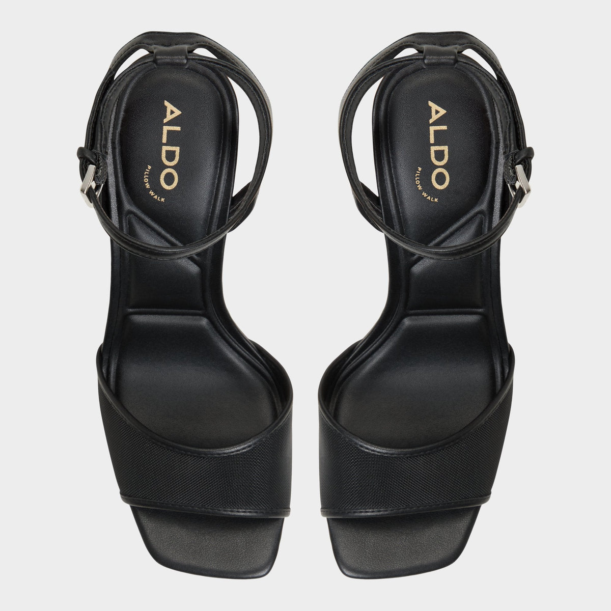 Chicglimmer Black Women's Platform sandals - Strappy heeled sandal, Block heel | Aldo