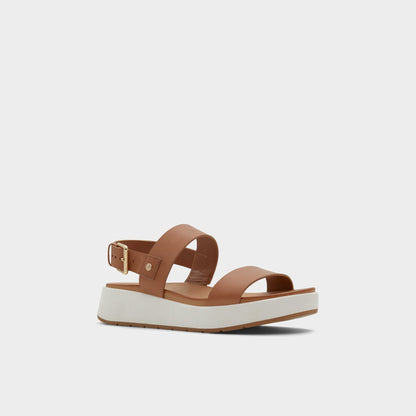 Silyia Dark Beige Women's Sandals - Flat sandal | Aldo