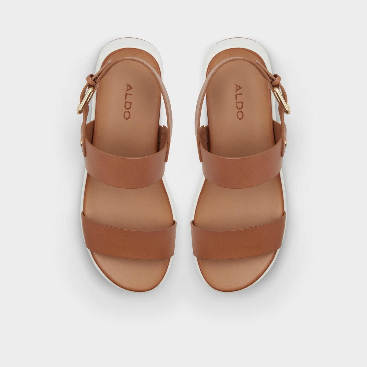 Silyia Dark Beige Women's Sandals - Flat sandal | Aldo