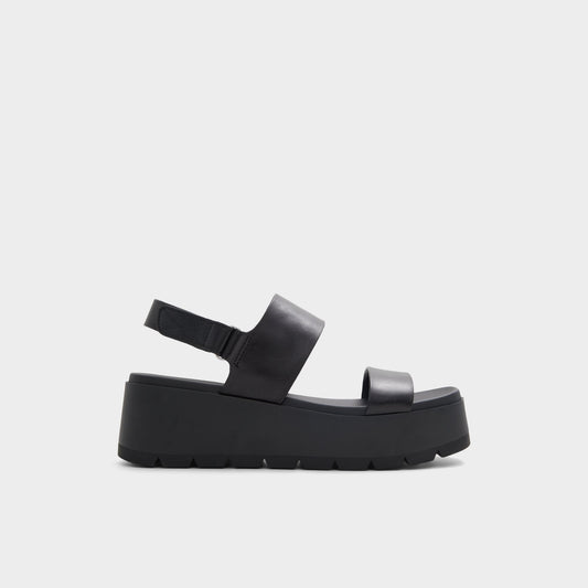 Thila Open Black Women's Wedges - Wedge sandal | Aldo