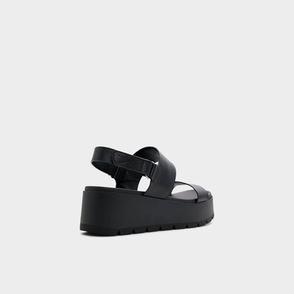 Thila Open Black Women's Wedges - Wedge sandal | Aldo