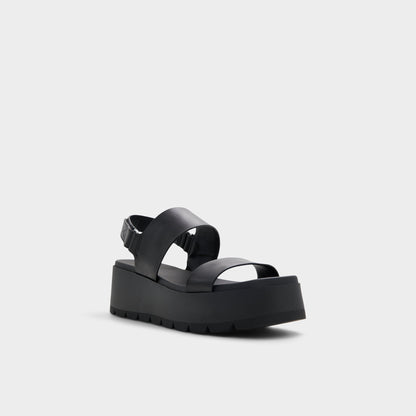 Thila Open Black Women's Wedges - Wedge sandal | Aldo