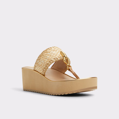 Penelopy Natural Women's Wedges - Wedge sandal, Wedge heel | Aldo